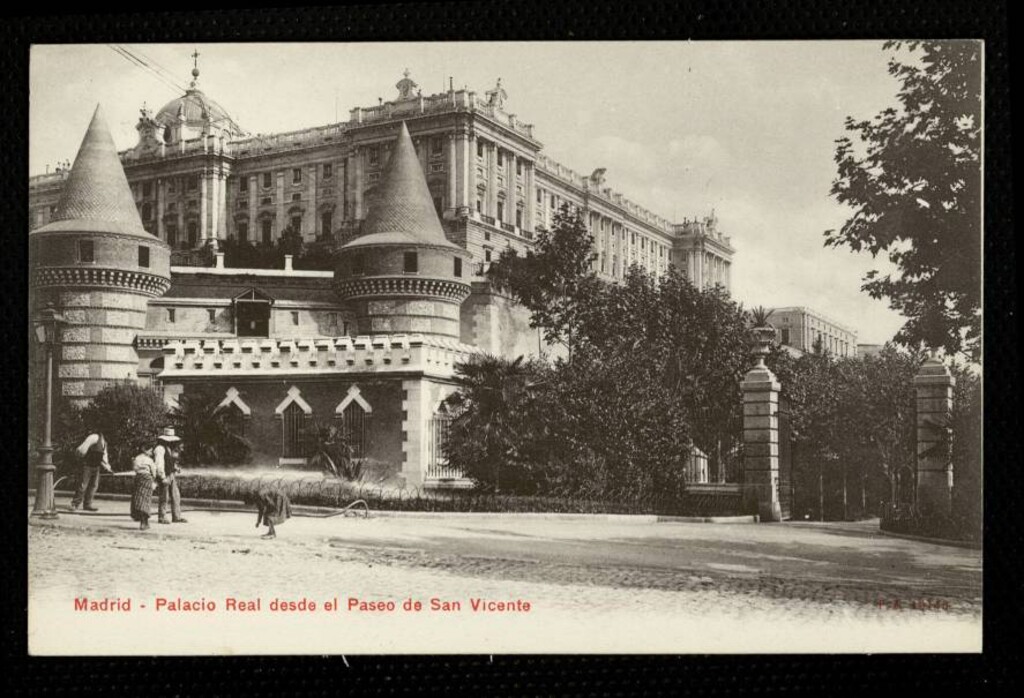 Miniatura de Palacio Real desde el Paseo de San Vicente
