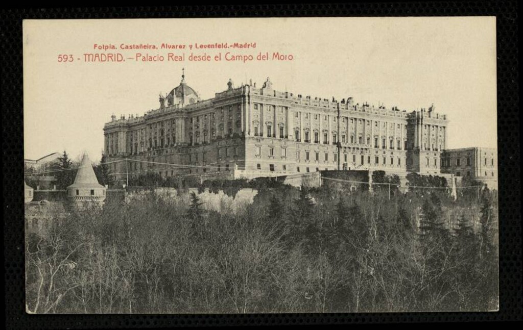 Miniatura de Palacio Real desde el Campo del Moro