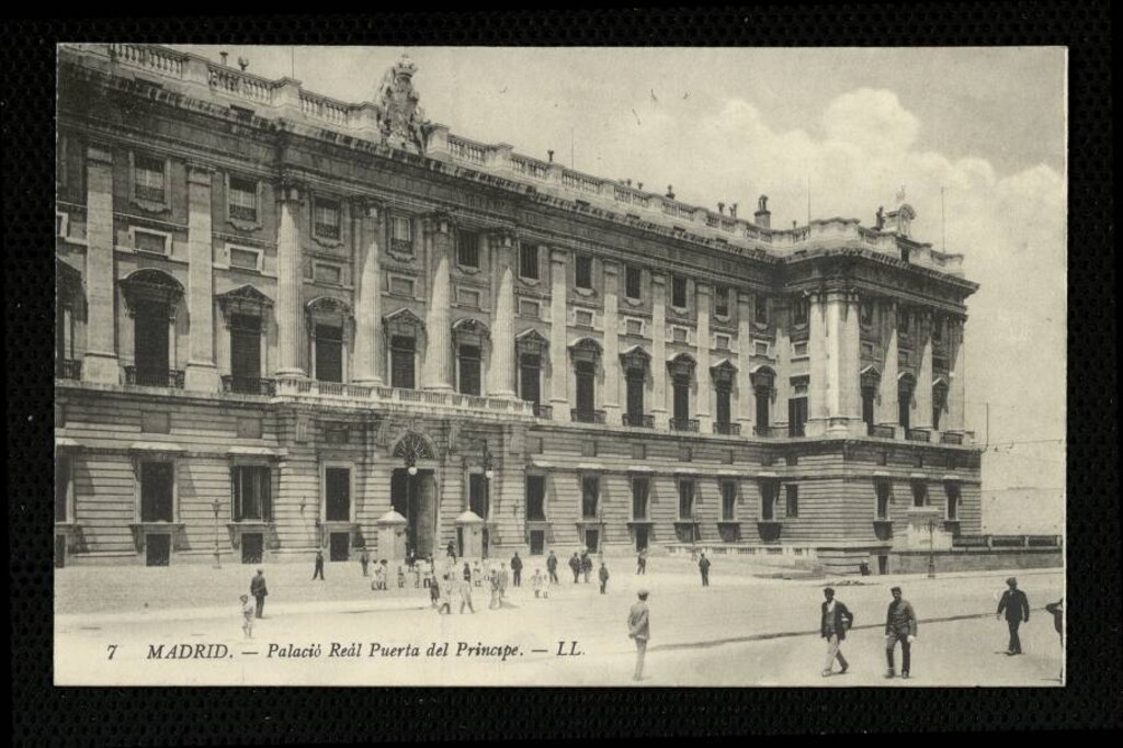 Miniatura de Palacio Real. Puerta del Príncipe