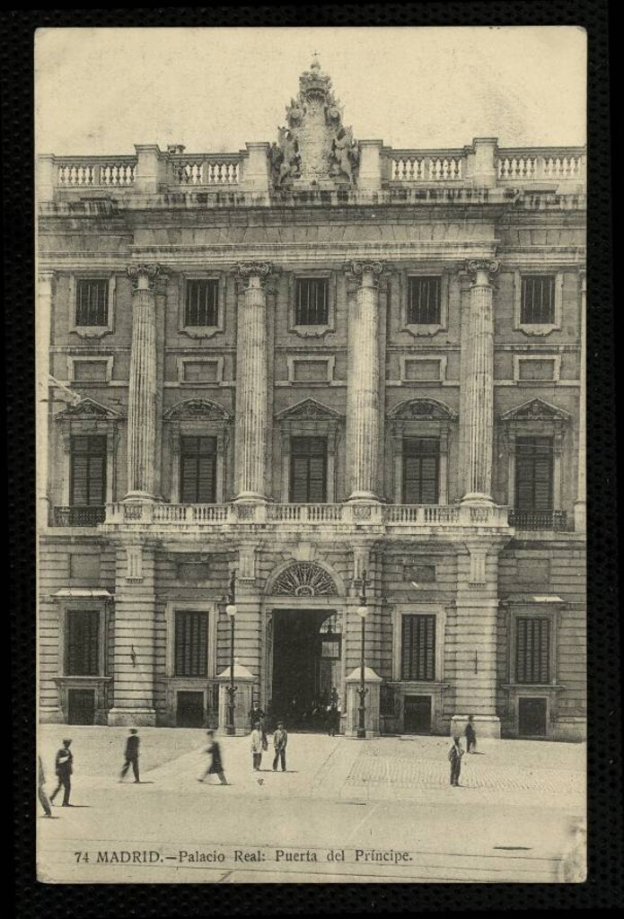 Miniatura de Palacio Real. Puerta del Príncipe