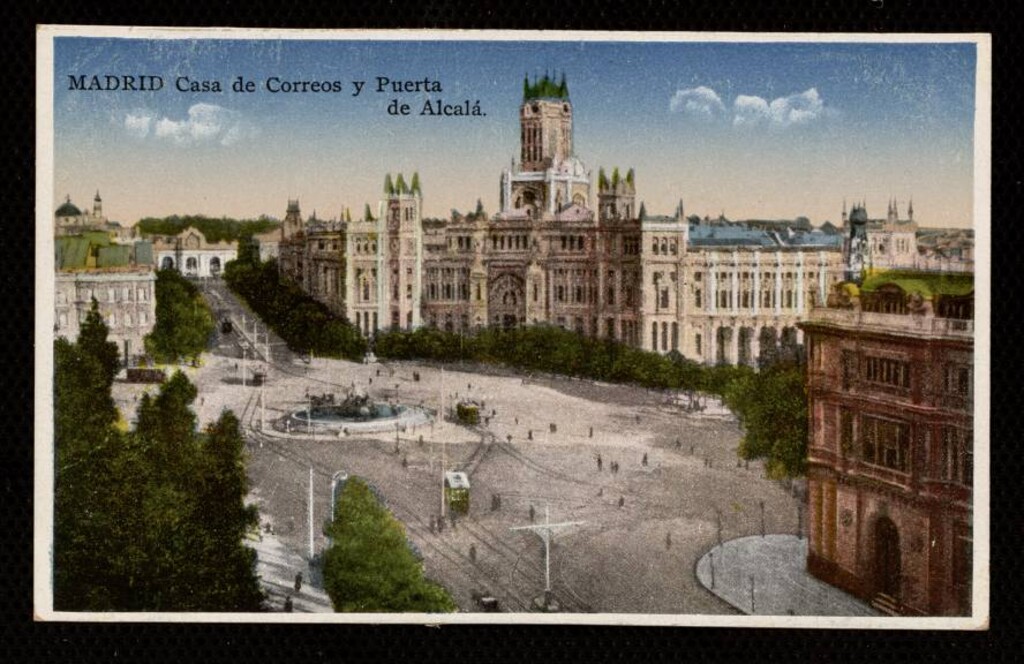 Miniatura de Casa de Correos y Puerta de Alcalá