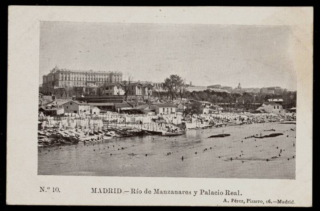 Miniatura de Río Manzanares y Palacio Real