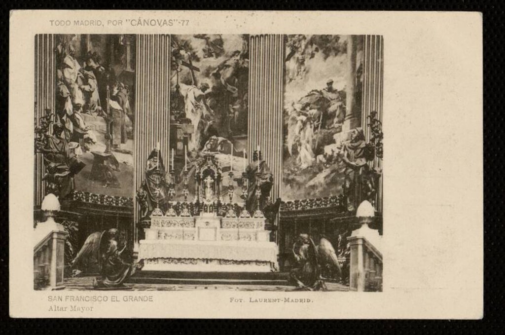 Miniatura de San Francisco el Grande. Altar Mayor
