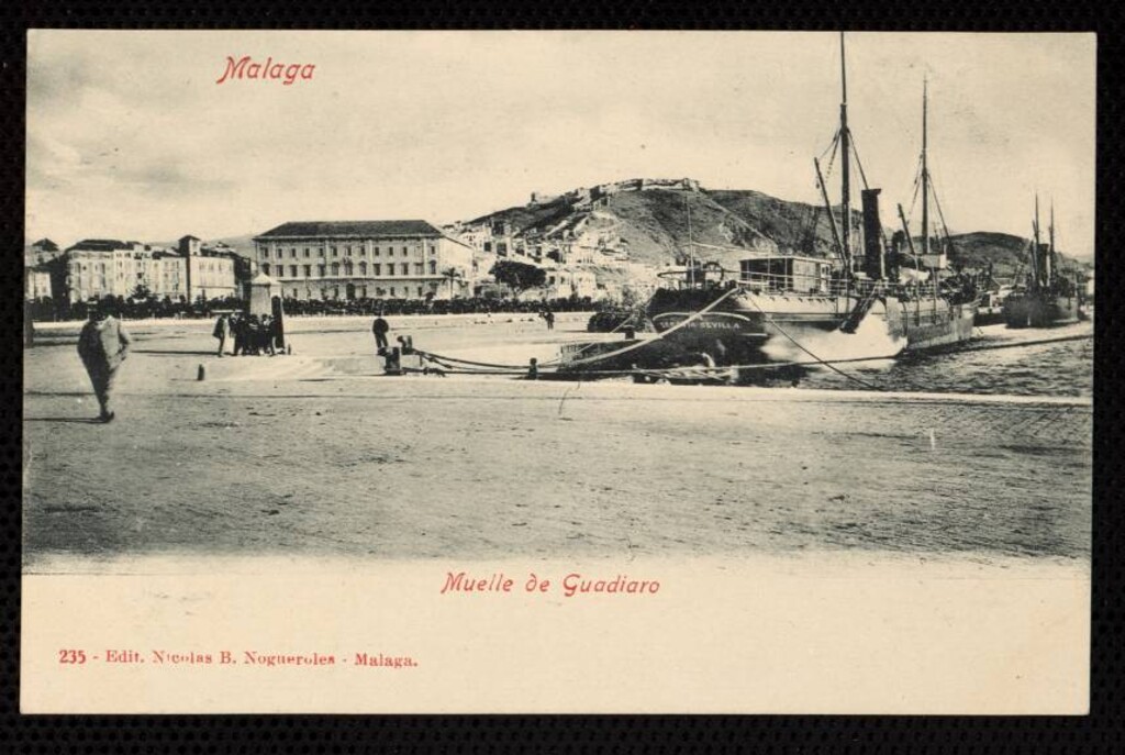 Miniatura de Málaga. Muelle de Guadiaro