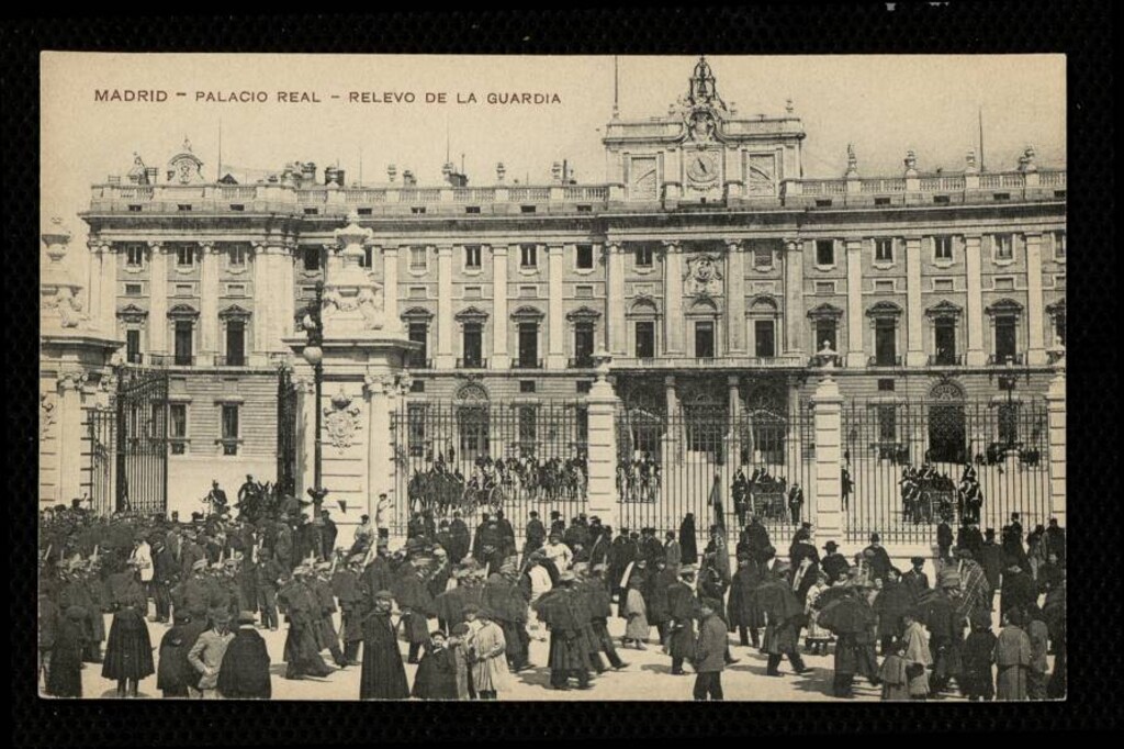 Miniatura de Palacio Real. Relevo de la Guardia