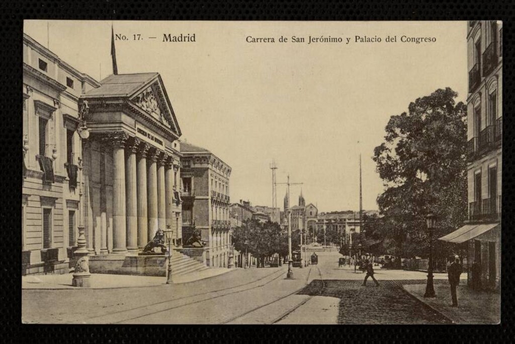 Miniatura de Carrera de San Jerónimo y Palacio del Congreso
