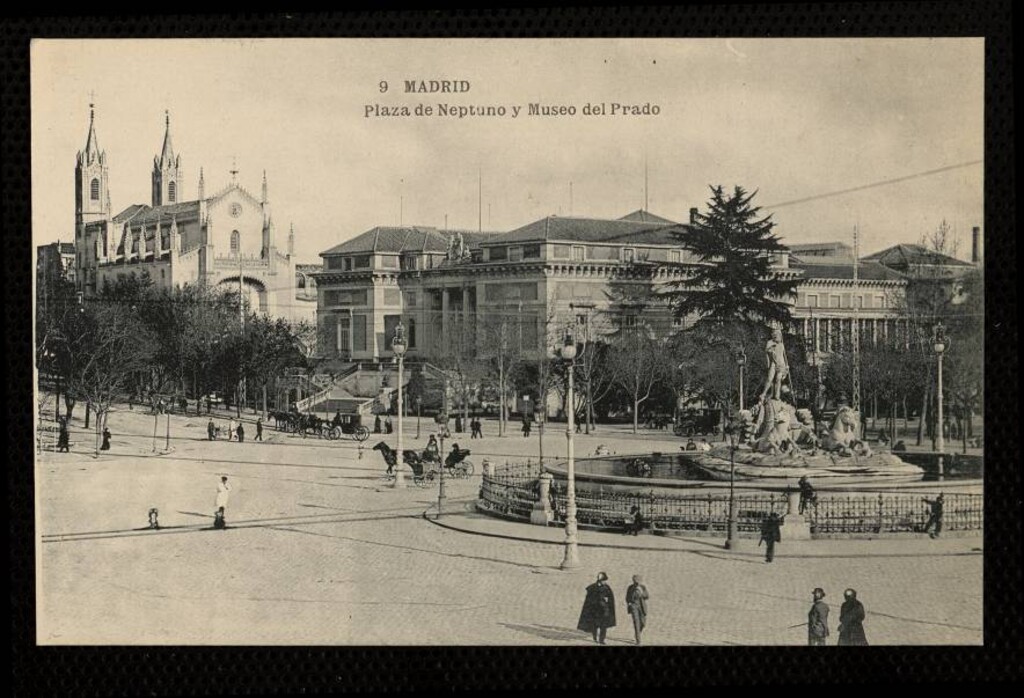 Miniatura de Plaza de Neptuno y Museo del Prado
