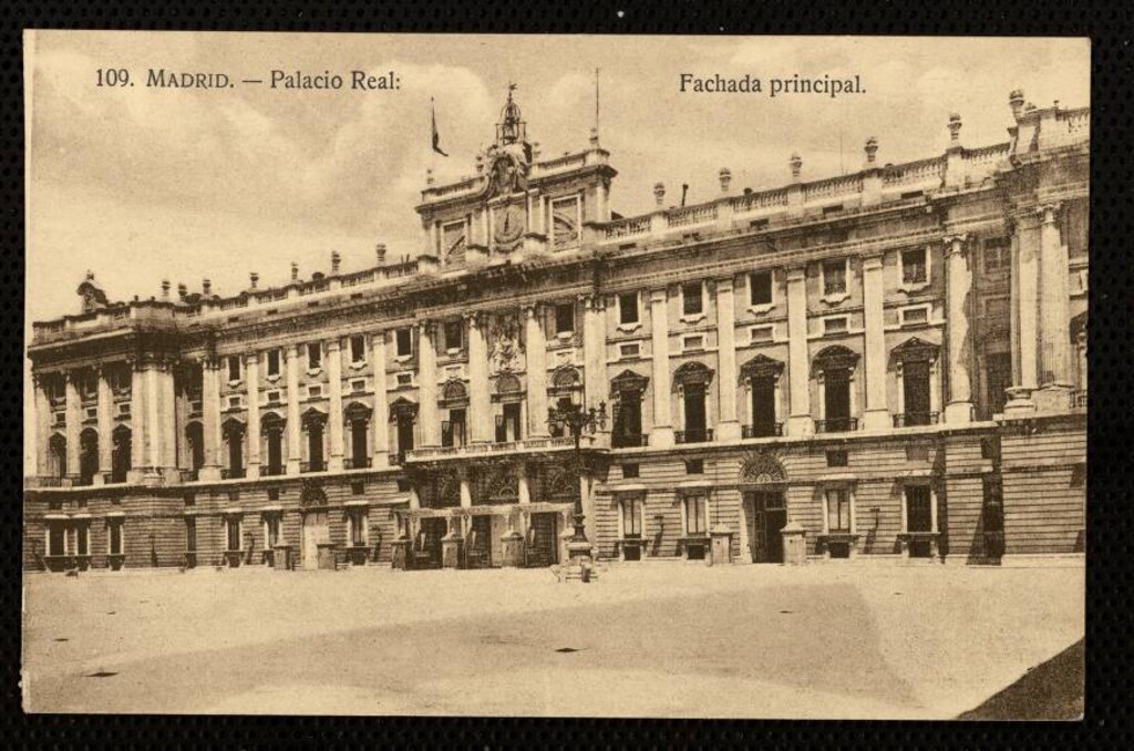 Miniatura de Fachada principal del Palacio Real