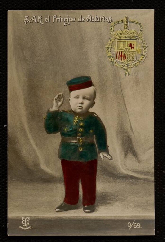 Miniatura de S. A. el Príncipe de Asturias