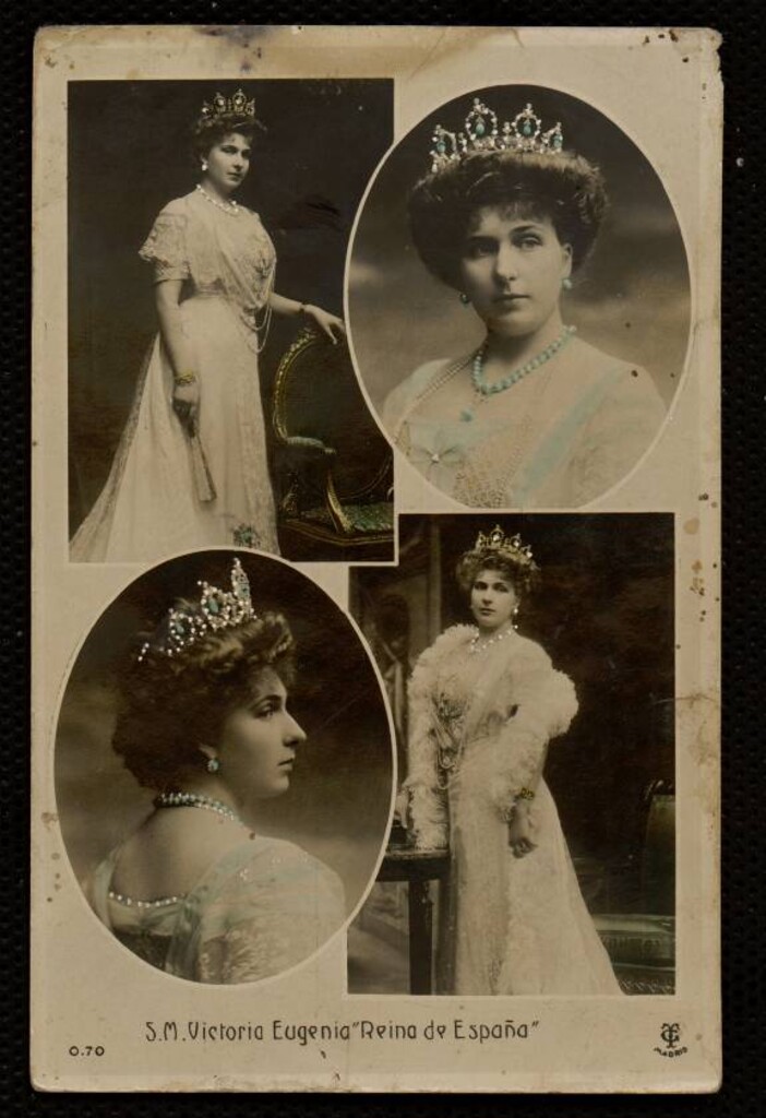 Miniatura de S. M. Victoria Eugenia, reina de España