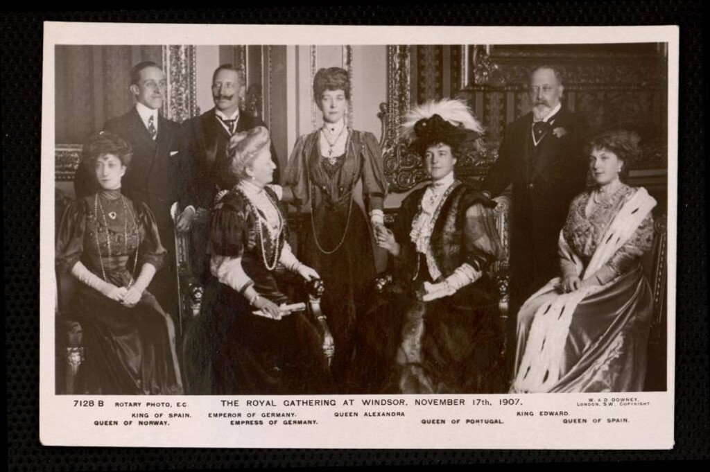 Miniatura de The Royal gathering at Winsord, November 17th, 1907