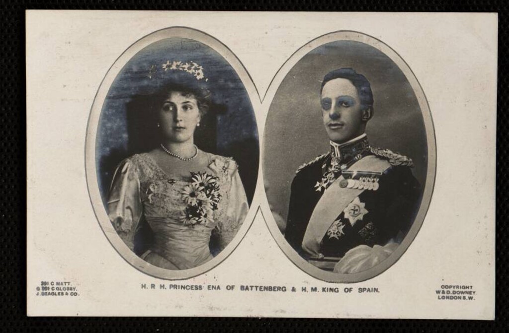 Miniatura de H. R. H. Princess Ena of Battenberg & H. M. King of Spain