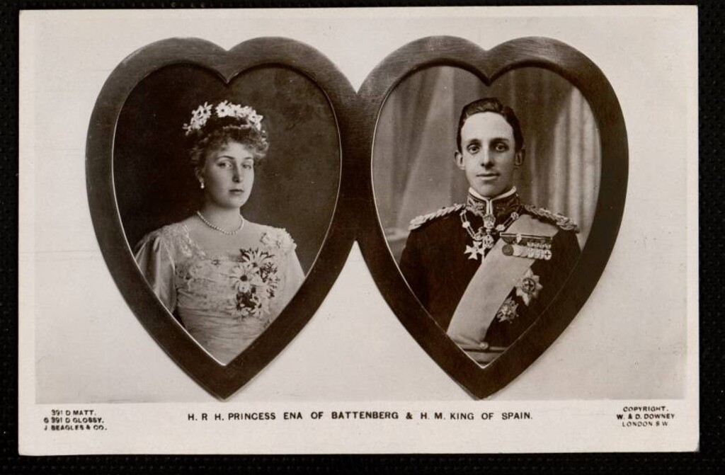 Miniatura de H. R. H. Princess Ena of Battenberg & H. M. King of Spain