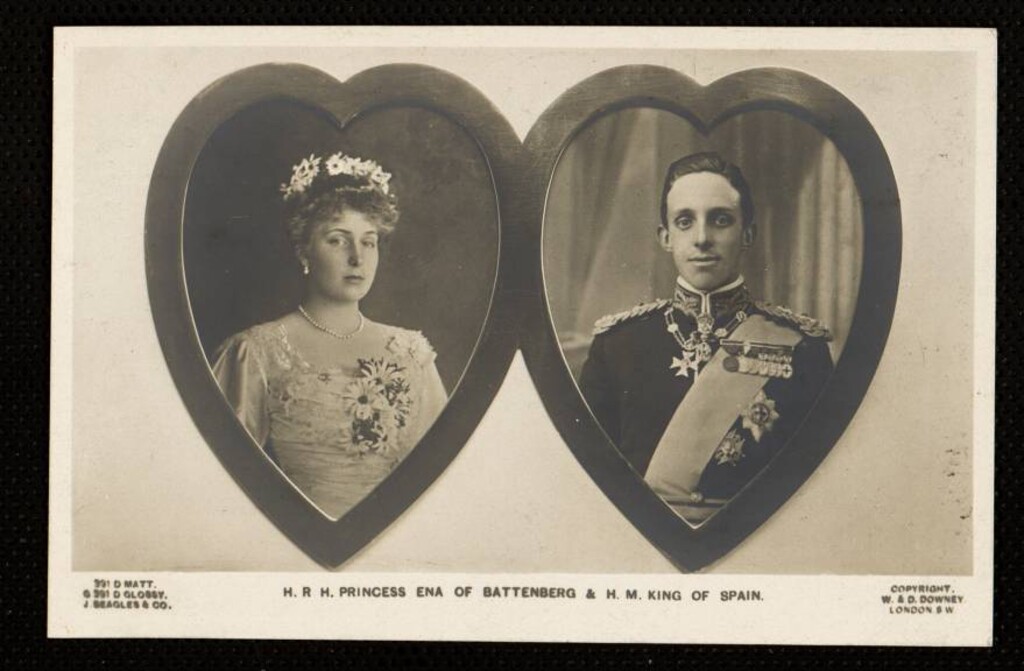 Miniatura de H. R. H. Princess Ena of Battenberg & H. M. King of Spain