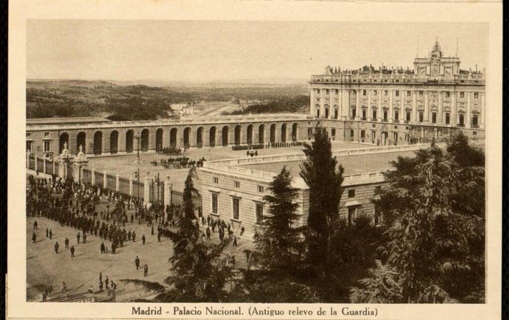 Miniatura de Palacio Nacional. Antiguo relevo de la guardia