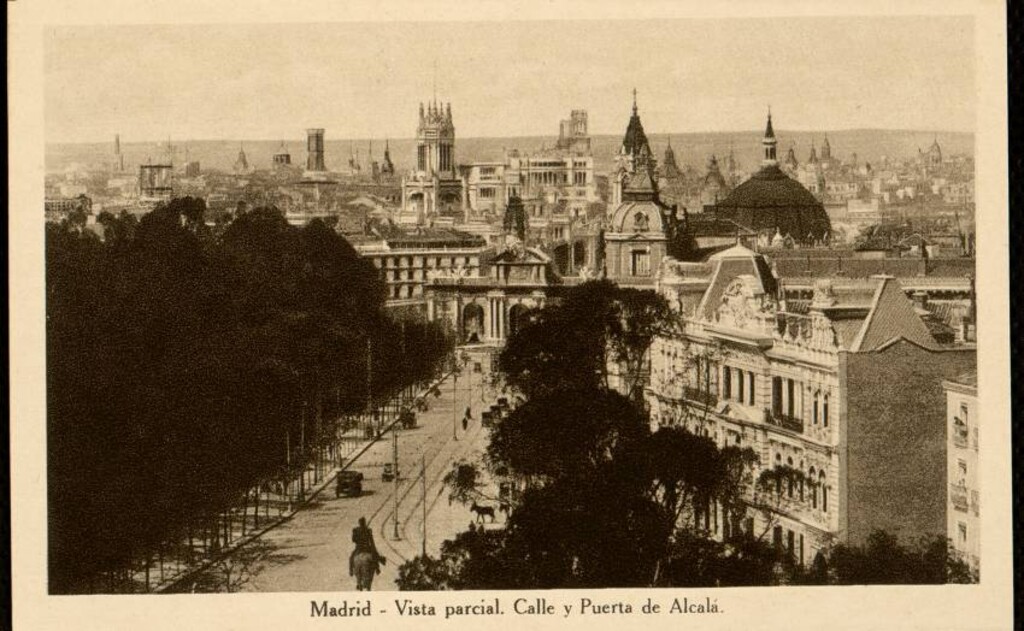 Miniatura de Calle y Puerta de Alcalá