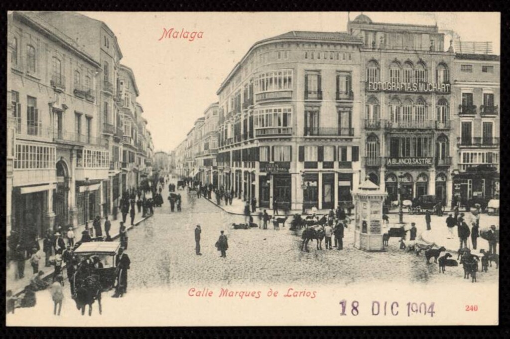 Miniatura de Málaga. Calle Marqués de Larios