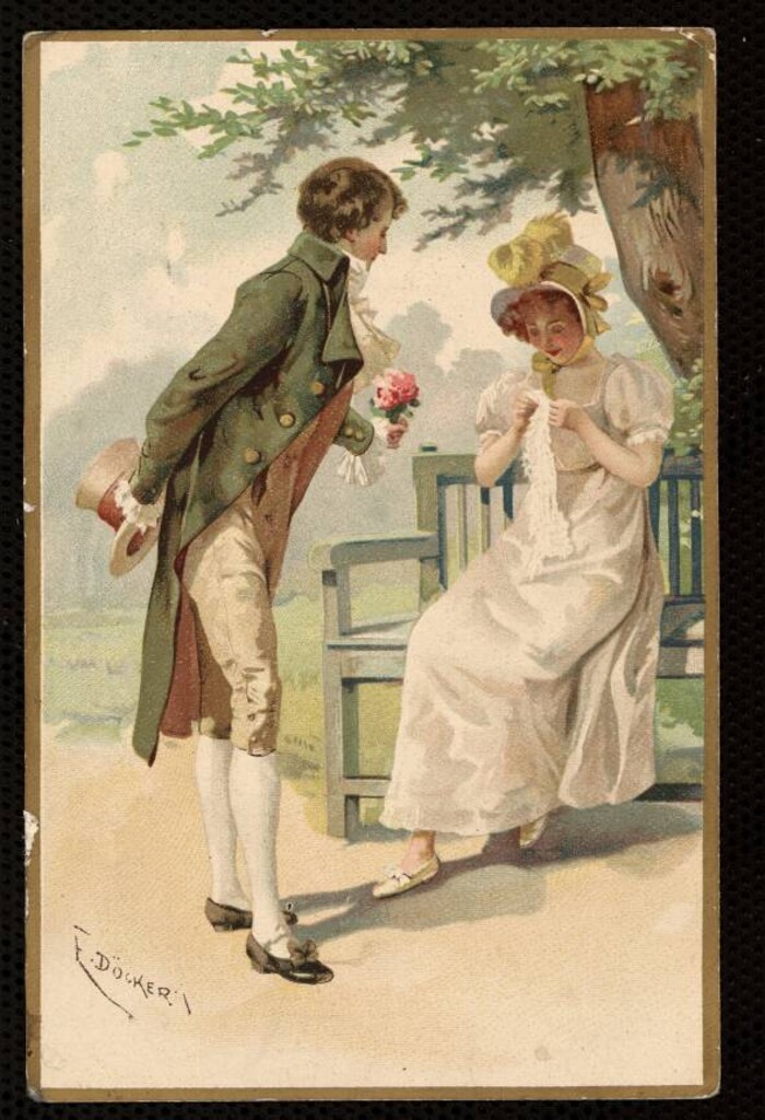 Miniatura de Pareja en un parque