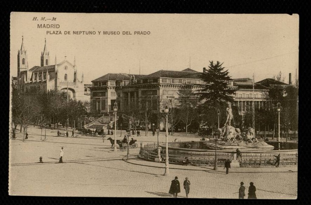 Miniatura de Plaza de Neptuno y Museo del Prado