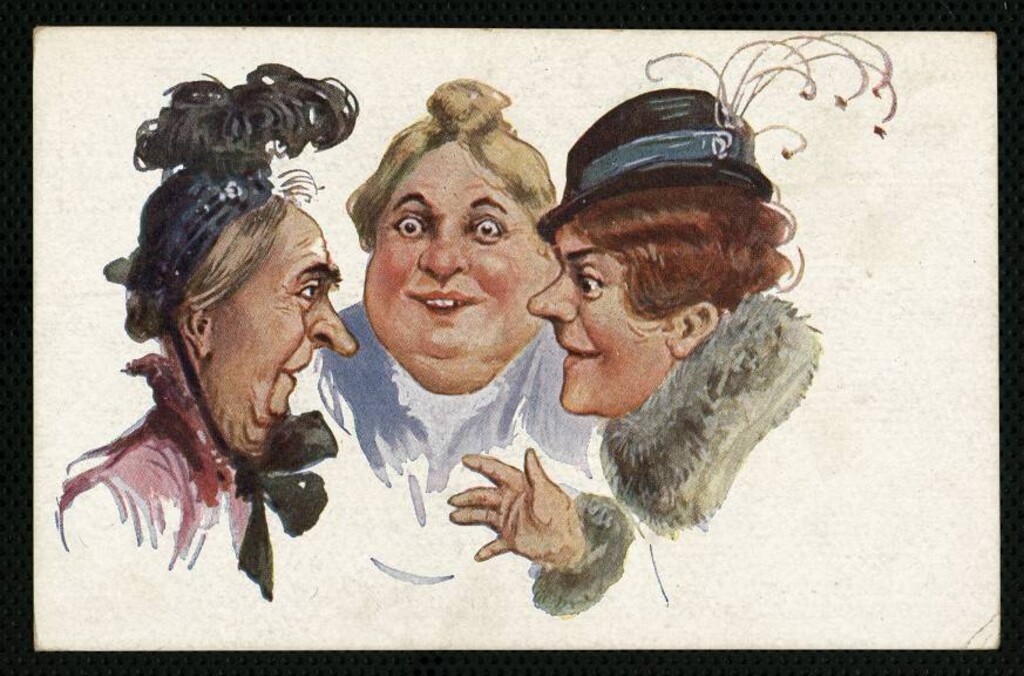 Miniatura de Tres cabezas de mujer