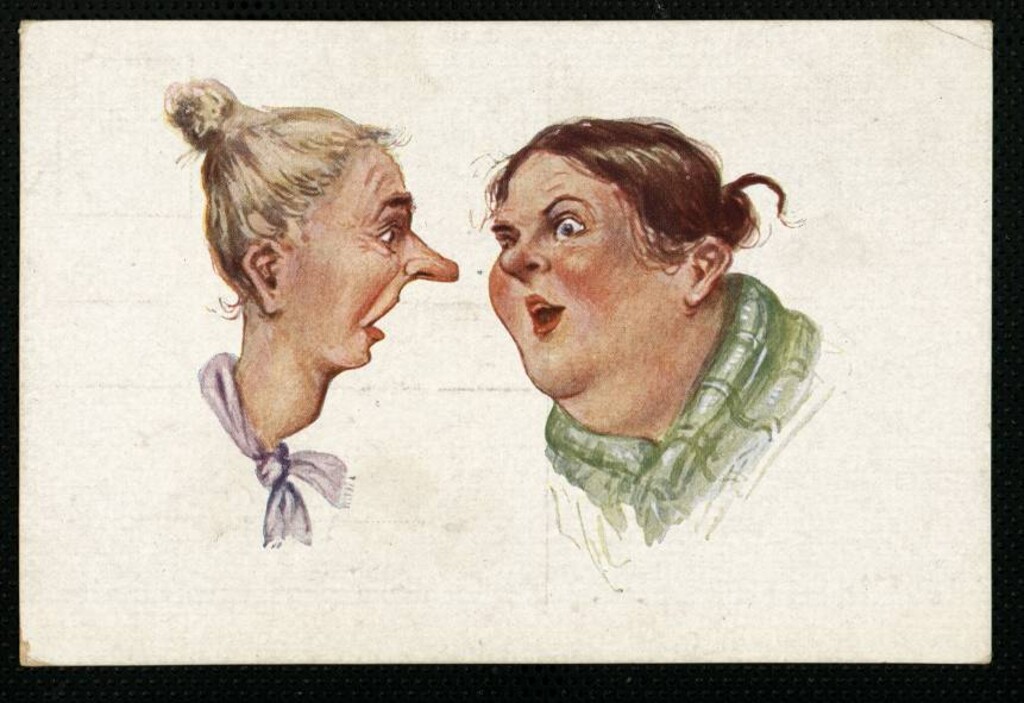 Miniatura de Dos cabezas de mujer