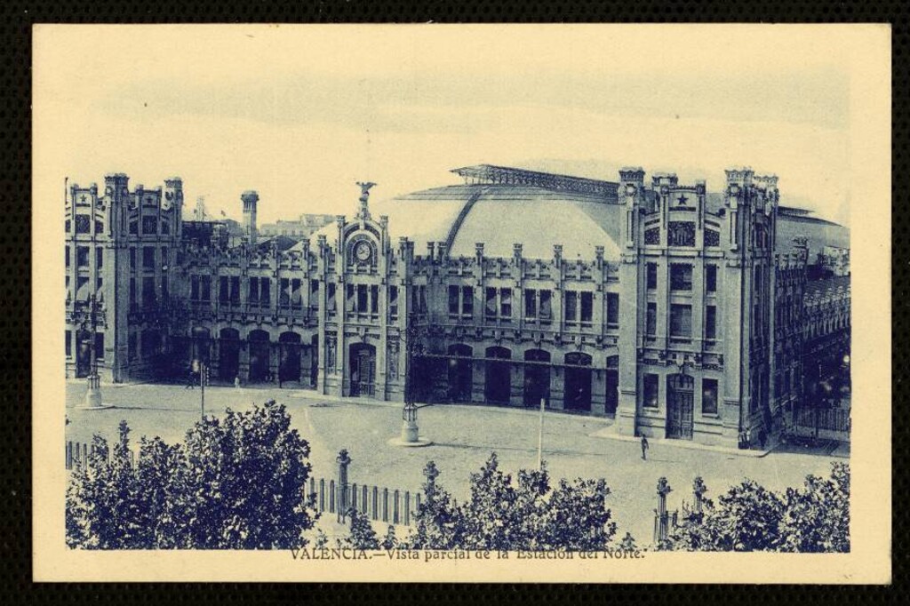 Miniatura de Valencia. Vista parcial de la Estación del Norte