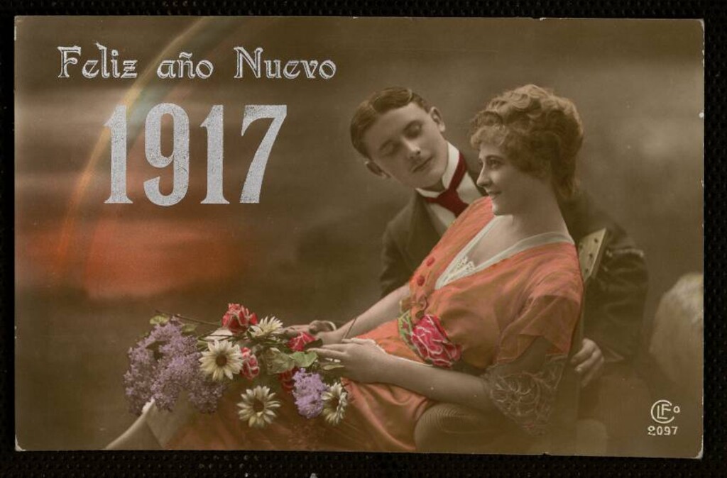 Miniatura de Felicitación del año nuevo 1917