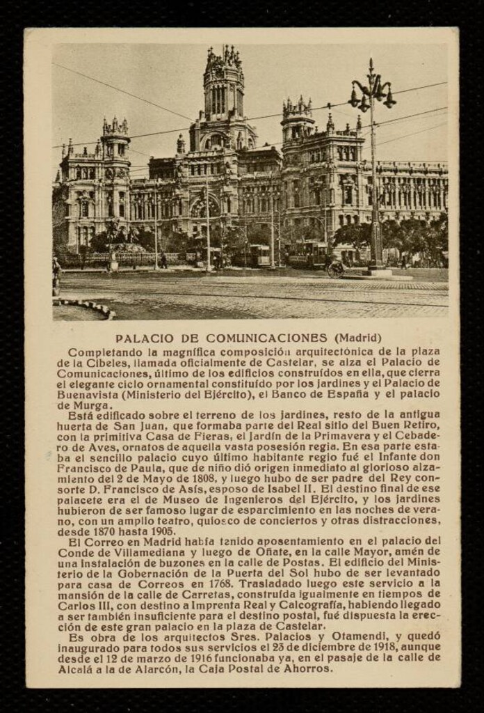 Miniatura de Palacio de Comunicaciones