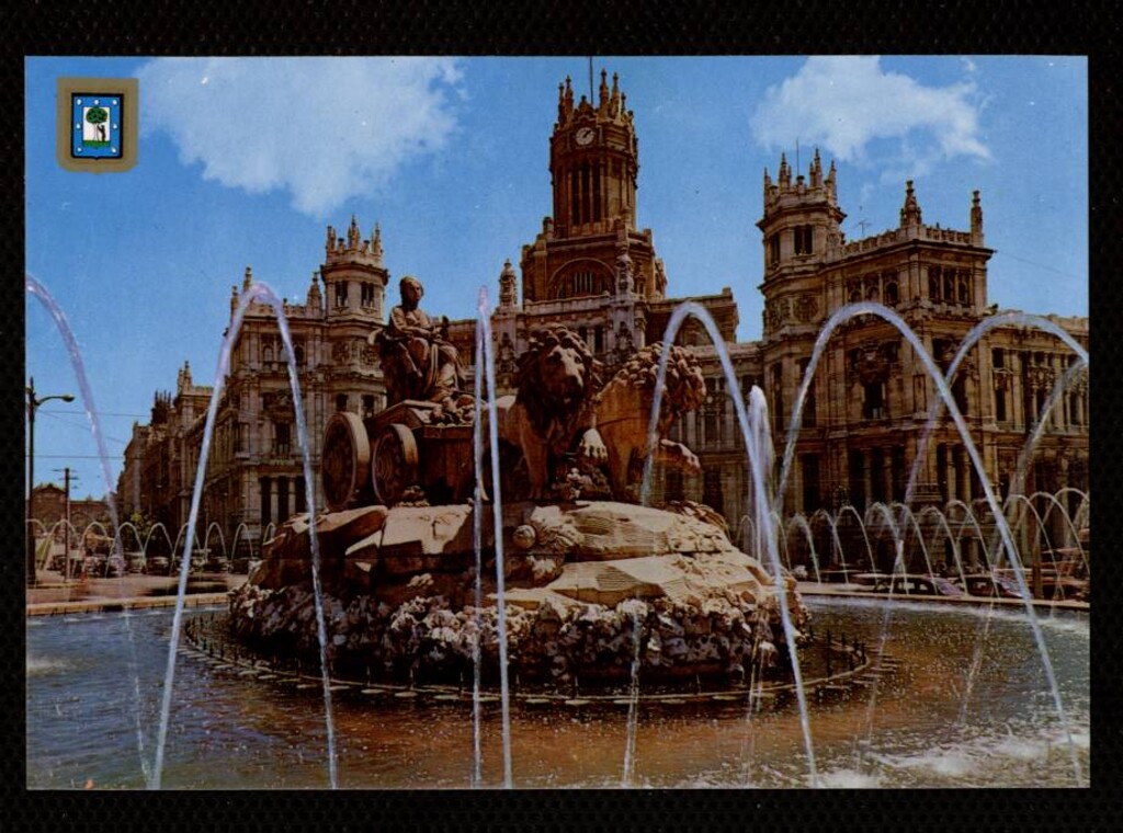 Miniatura de La Cibeles y Palacio de Comunicaciones