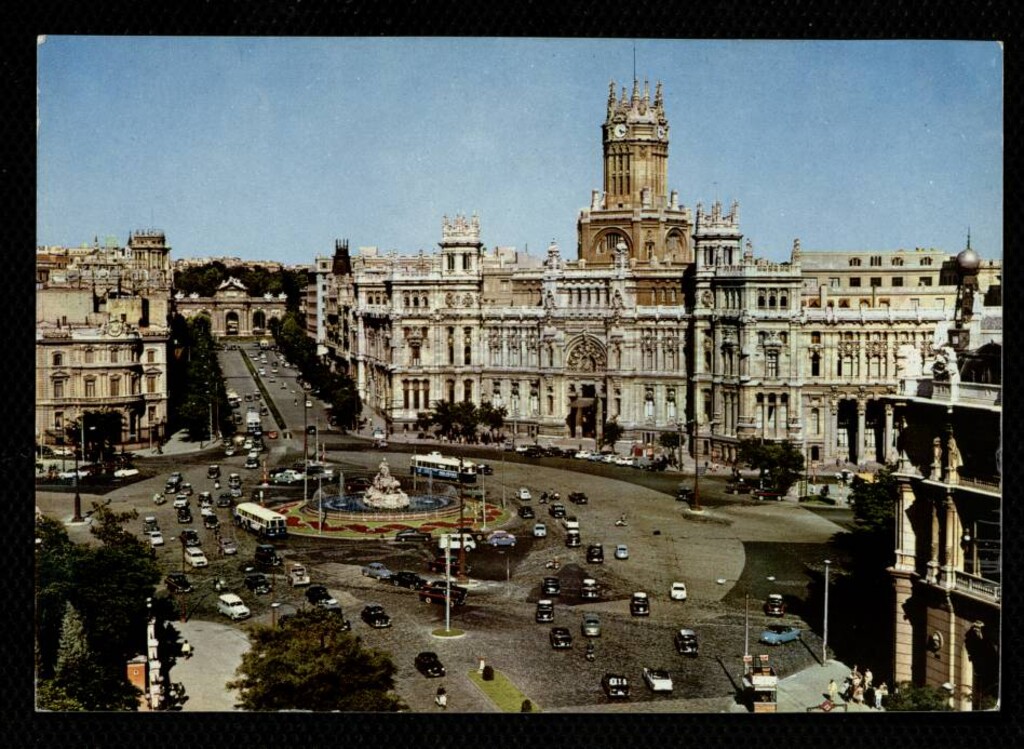 Miniatura de Plaza de la Cibeles y Palacio de Comunicaciones