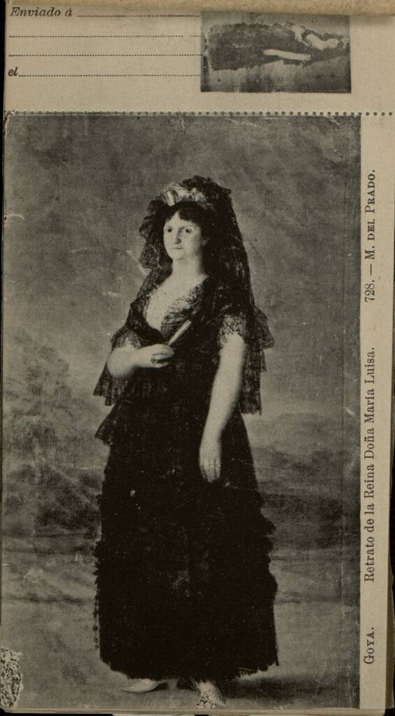 Miniatura de Goya: Retrato de la reina doña María Luisa