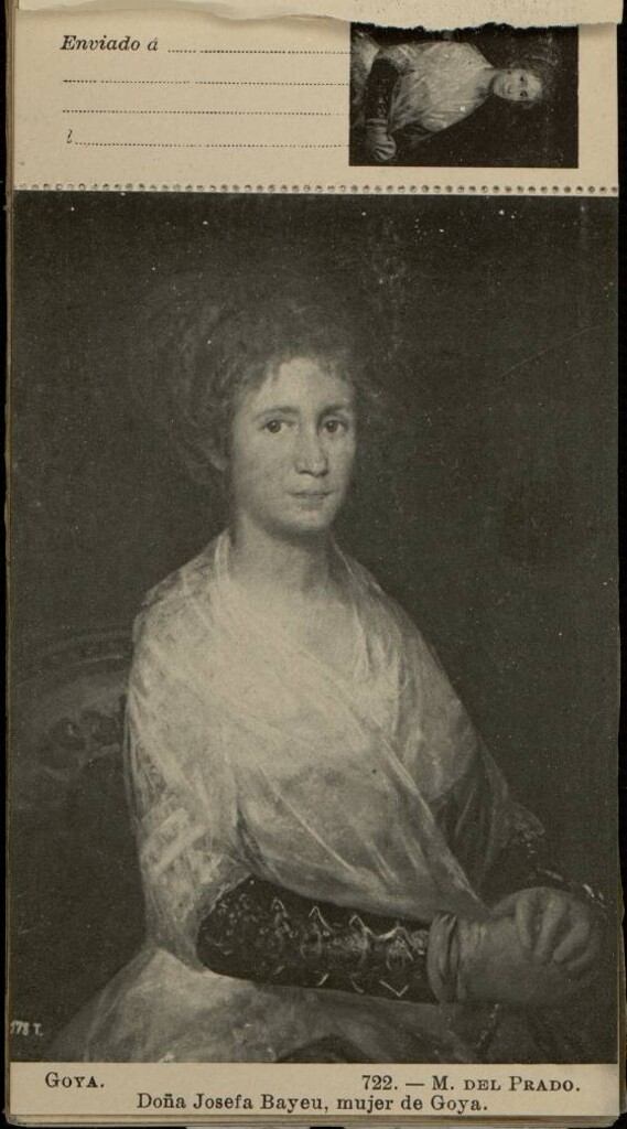 Miniatura de Goya. Doña Josefa Bayeu, mujer de Goya