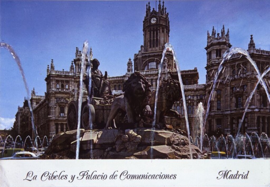 Miniatura de La Cibeles y Palacio de Comunicaciones