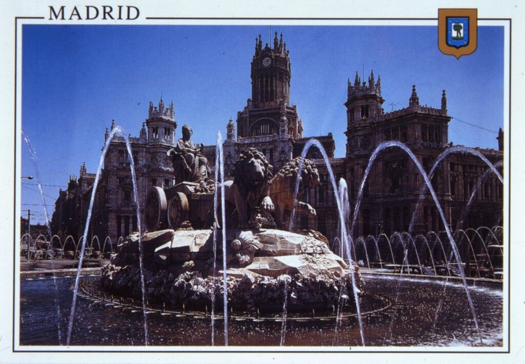Miniatura de La Cibeles y Palacio de Comunicaciones
