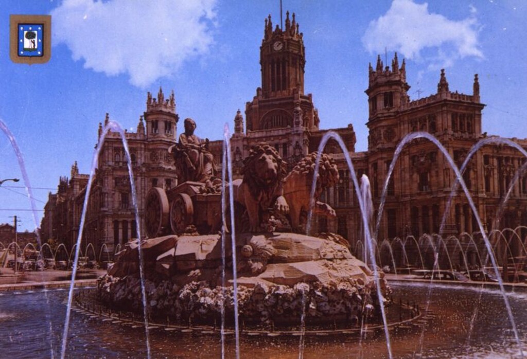 Miniatura de La Cibeles y Palacio de Comunicaciones