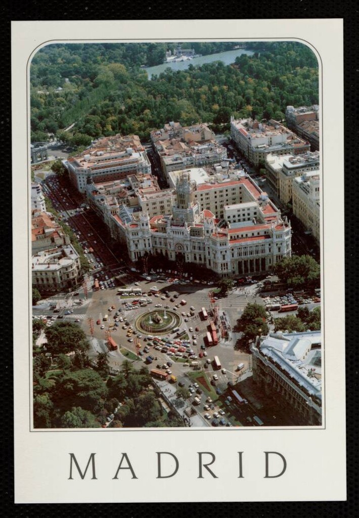 Miniatura de Plaza de Cibeles y Palacio de Comunicaciones