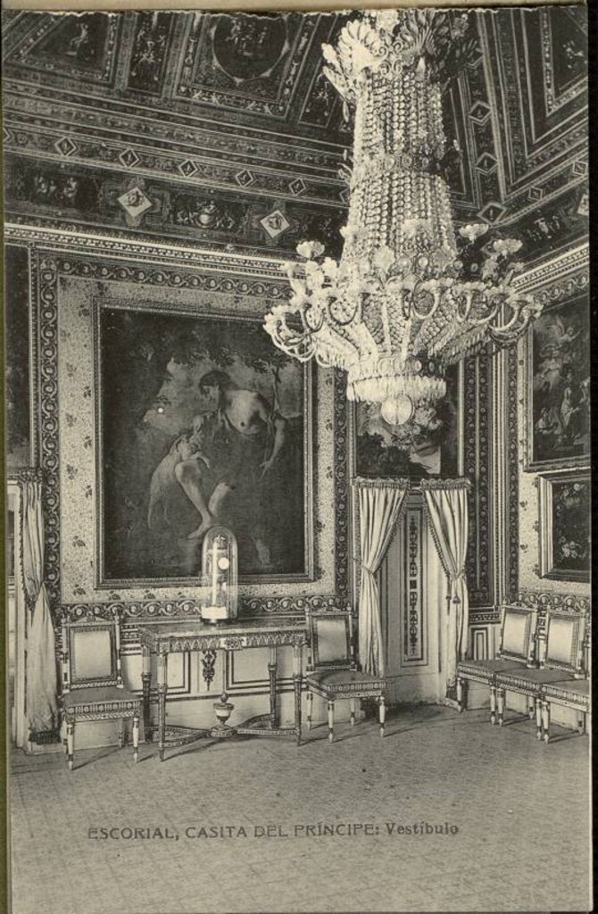 Miniatura de Escorial, Casita del Príncipe: Vestíbulo