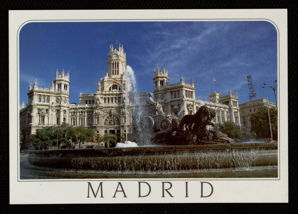 Miniatura de La Cibeles y Palacio de Comunicaciones