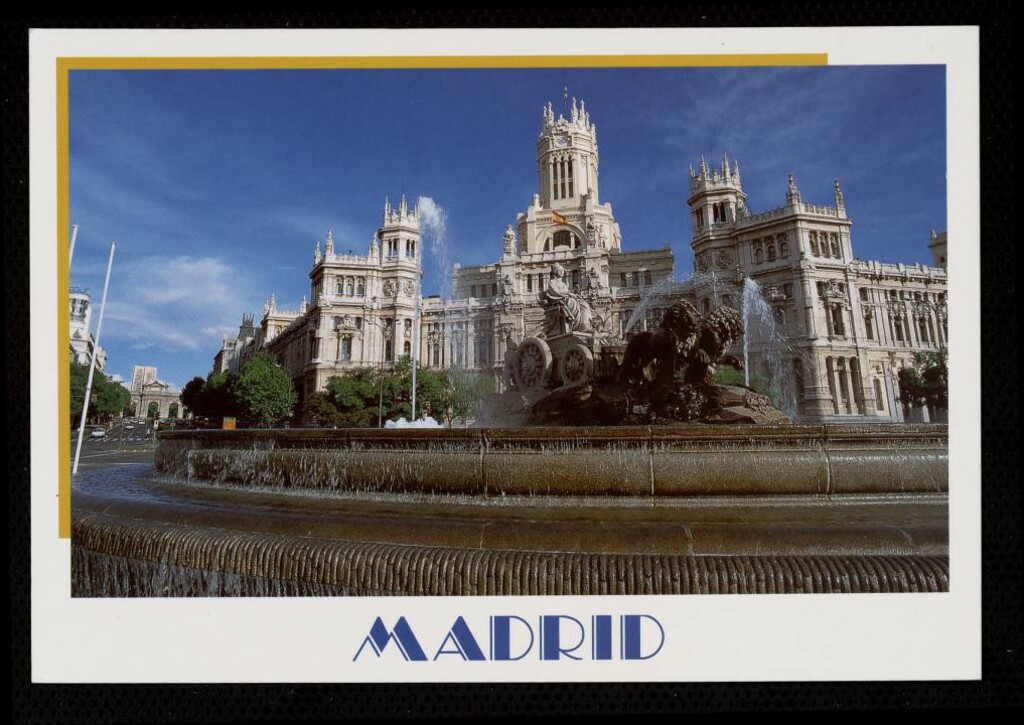Miniatura de La Cibeles y Palacio de las Comunicaciones
