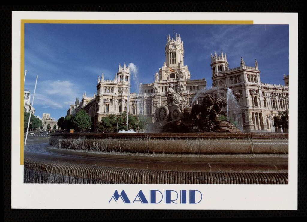 Miniatura de La Cibeles y Palacio de Comunicaciones