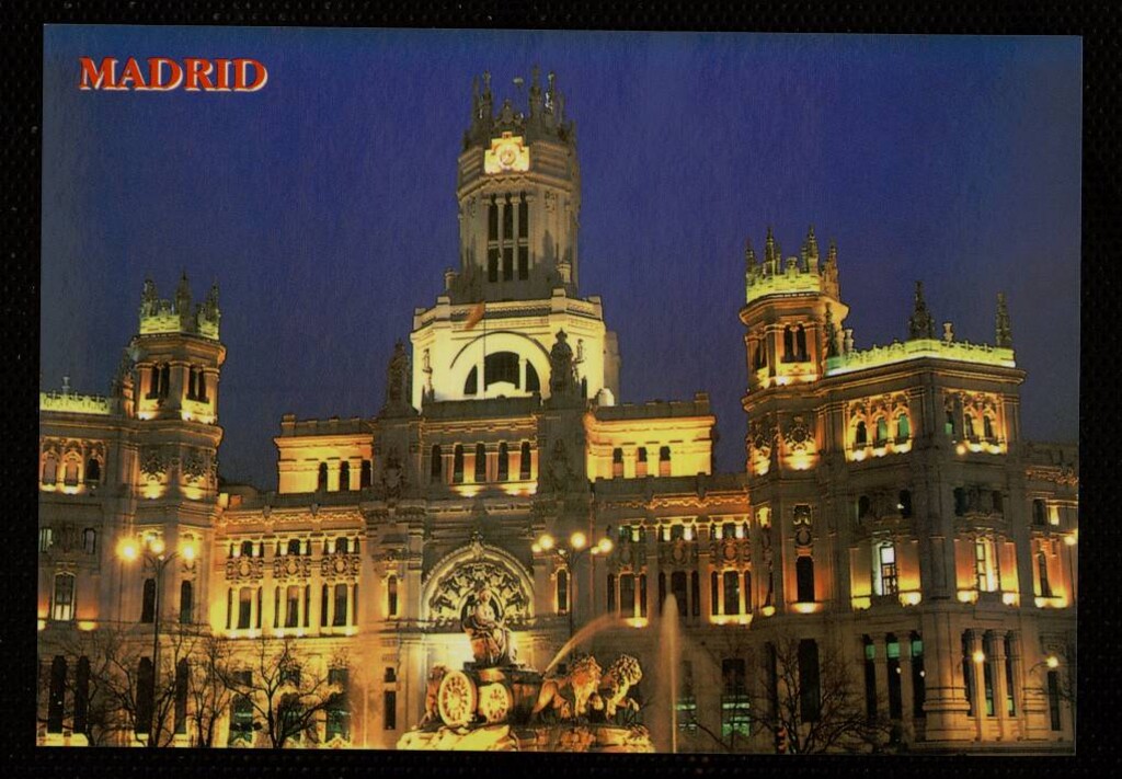 Miniatura de Plaza de Cibeles, de noche