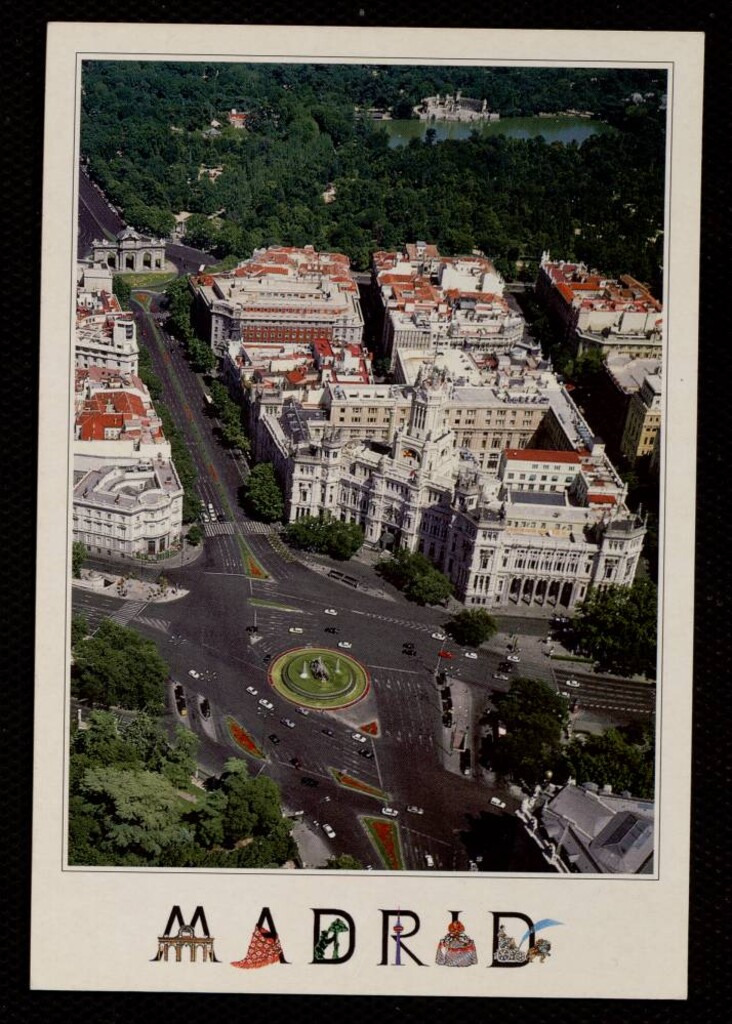 Miniatura de Plaza de Cibeles y Palacio de Comunicaciones