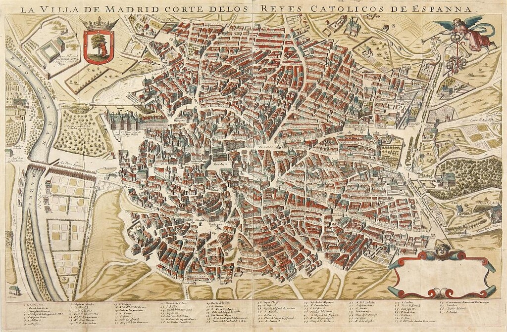 Miniatura de La villa de Madrid, corte de los Reyes Católicos de España