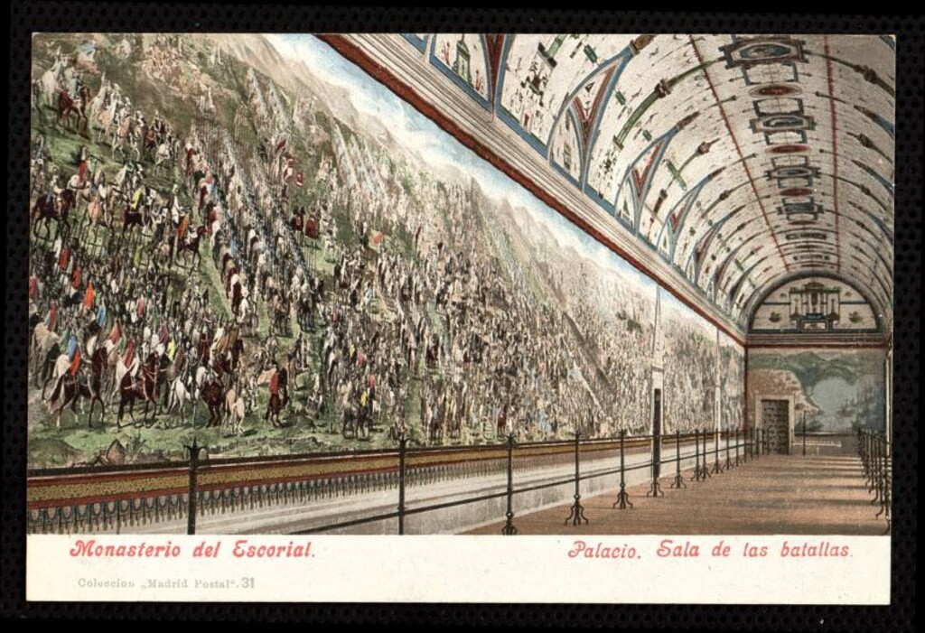 Miniatura de Escorial. Palacio. Sala de las batallas