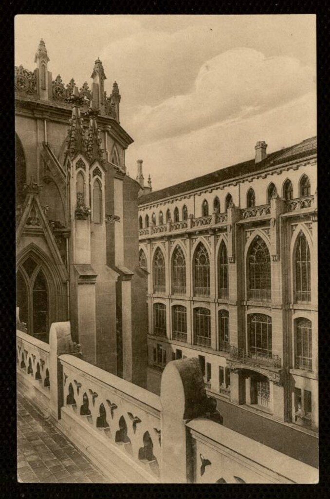 Miniatura de Colegio de Nuestra Señora del Pilar. Patio interior.