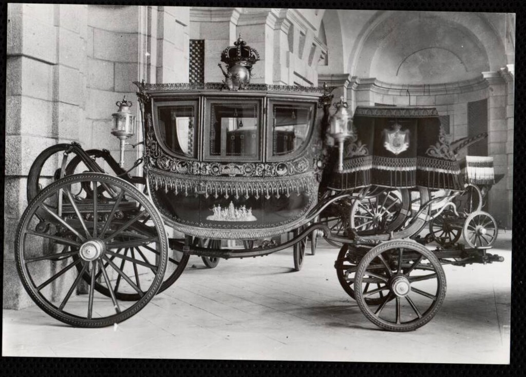 Miniatura de Carroza Real del siglo XVIII