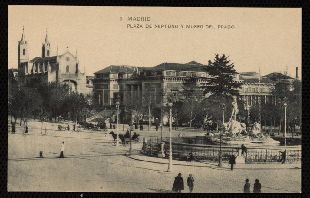 Miniatura de Plaza de Neptuno y Museo del Prado