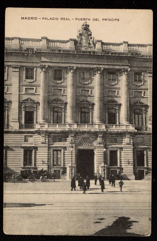 Miniatura de Palacio Real. Puerta del Príncipe