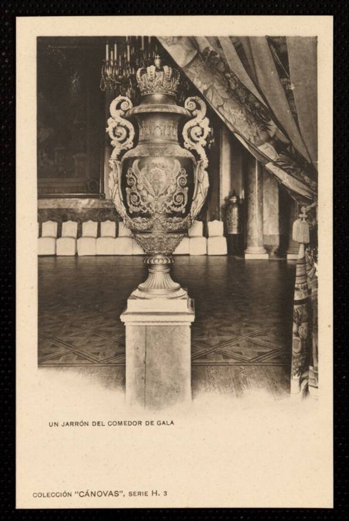 Miniatura de Un jarrón del comedor de gala del Palacio Real