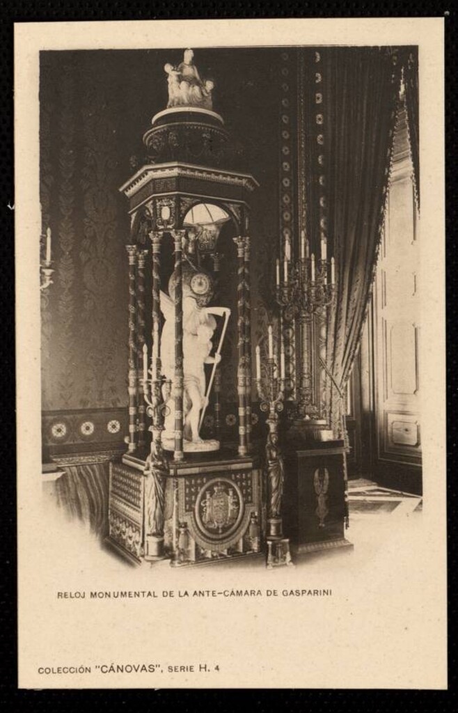 Miniatura de Reloj monumental en la antecámara de Gasparini